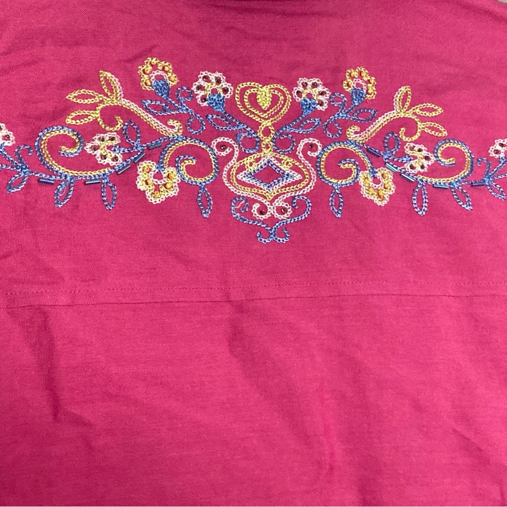 Button Down Top With Embroidered Back - image 7